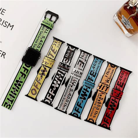 off white apple watch band replica|apple watch loop size guide.